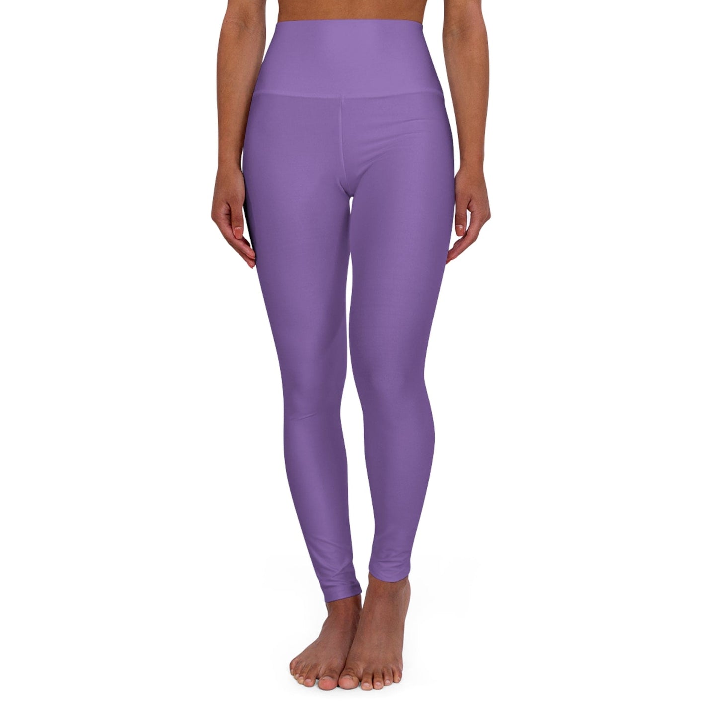 FartPants High Waisted Yoga Leggings - Purple Yoga Workout Pants - Com